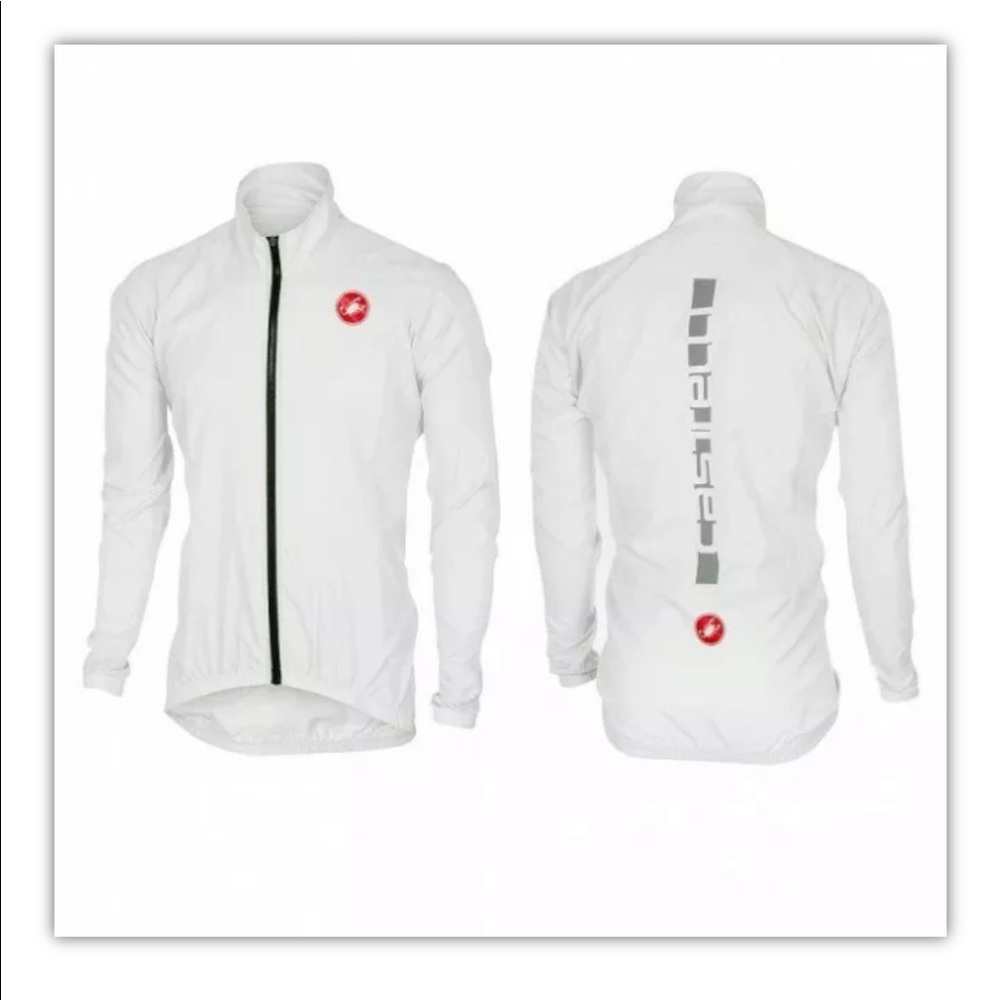 Castelli Squadra ER Mens Cycling Rain Jacket NWT
